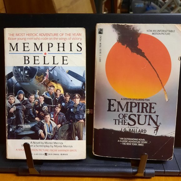 Paperback Books, Set of Two "Movie" Books- Memphis Belle & Empire of the Sun - Picture 1 of 5